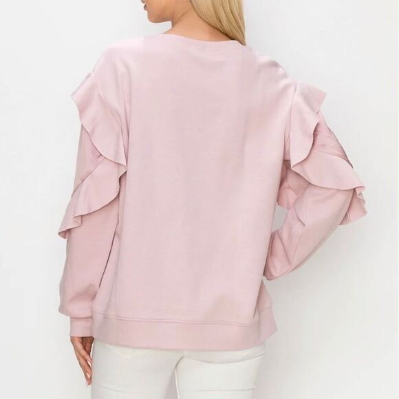 Joh Apparel Kesli Satin & Knit Top - XS - Picture 3 of 9